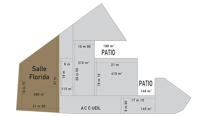 Plan salle a louer marseille florida