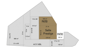 salle prestige Florida palace Plan