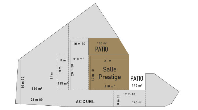 salle prestige Florida palace Plan