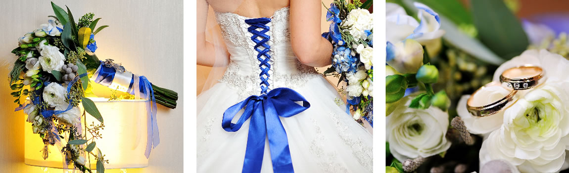 Quelques idées pour un mariage tendance couleur bleu