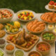 Buffet traiteur printemps provençal pour voter réception au Florida Palace, à Marseille
