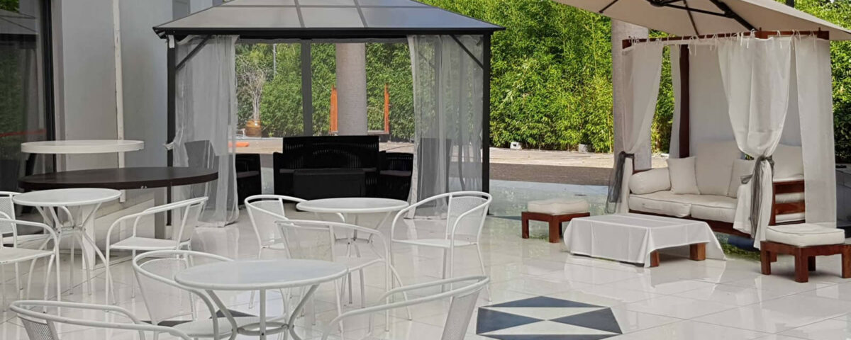 Les terrasses privatives du Florida Palace, pour organiser votre cocktail en extérieur, à Marseille