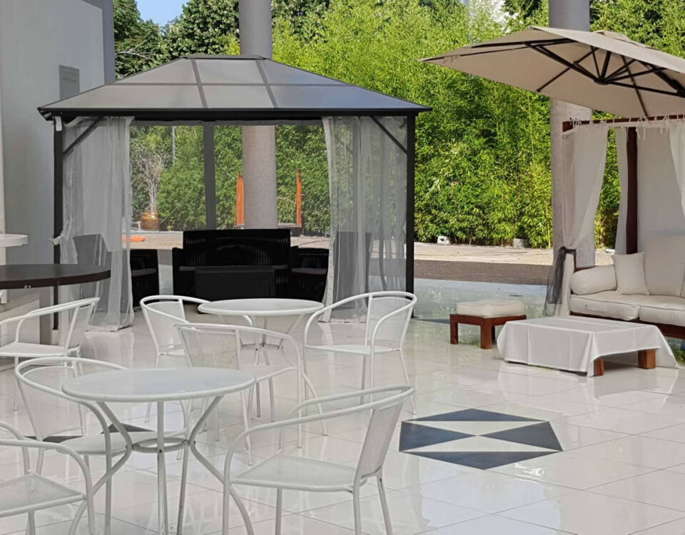 Les terrasses privatives du Florida Palace, pour organiser votre cocktail en extérieur, à Marseille